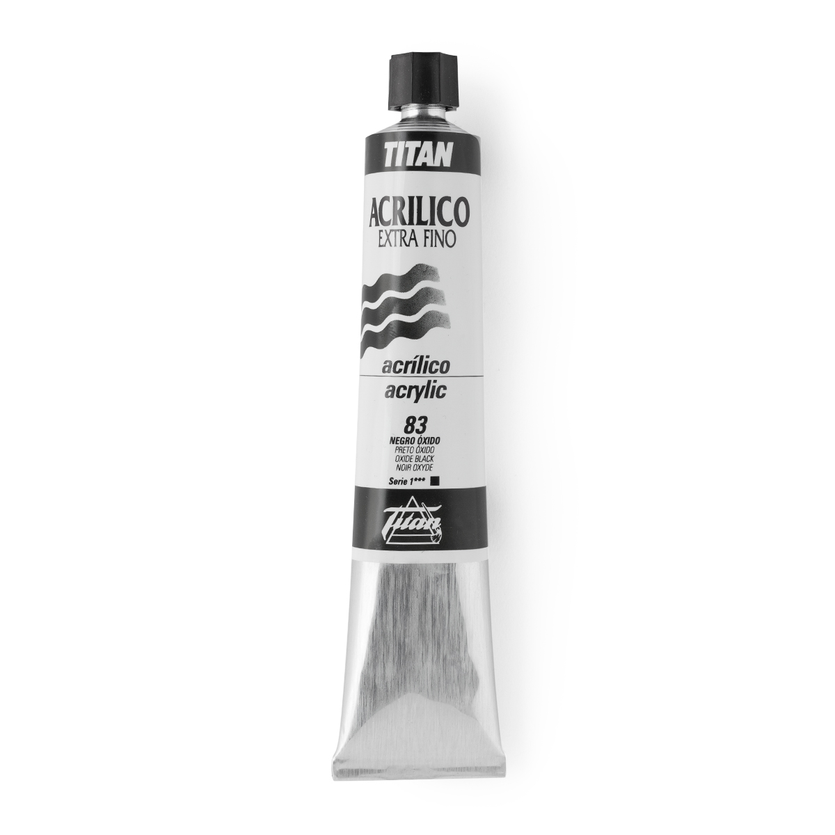 ACRILICO TITAN 60 ML NEGRO...
