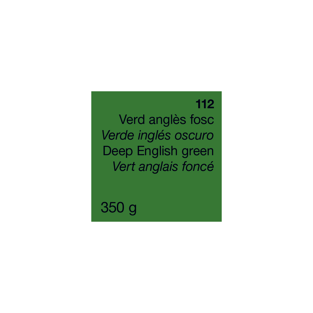 Pigmento verde Inglés...