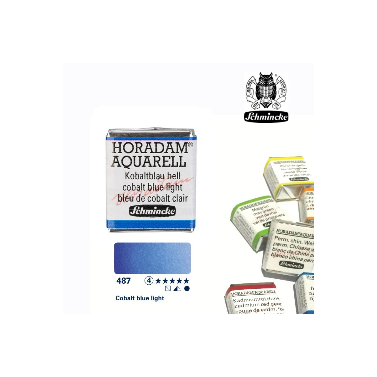 acuarela horadam azul de...